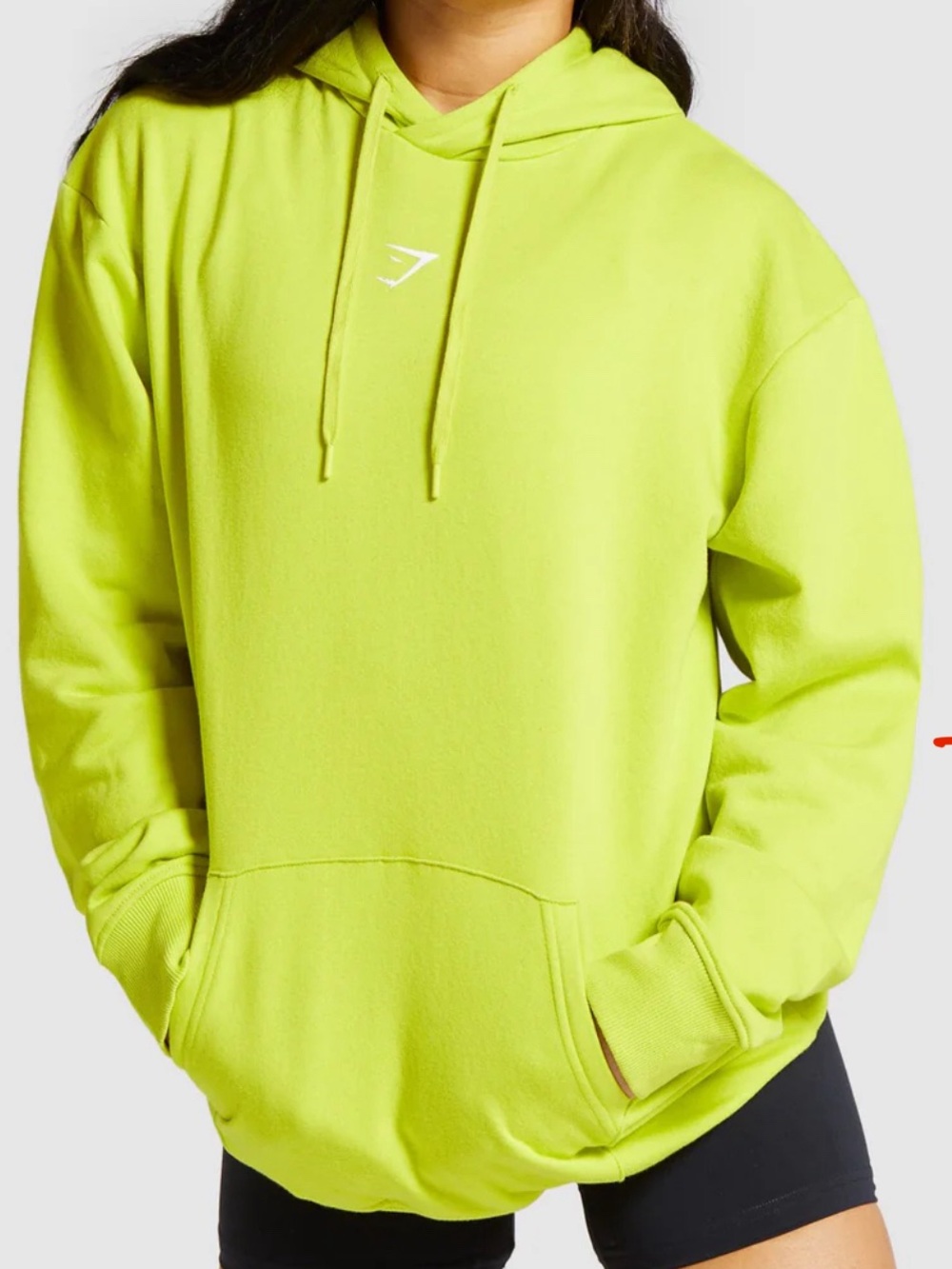 Gymshark Lime Green Boyfriend Hoodie